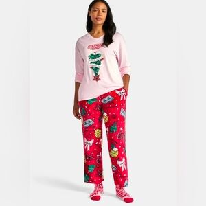 NEW Stranger Things Christmas Pajama SET